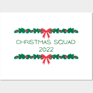 Matching Christmas Squad 2022 Posters and Art